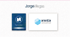 Desktop Screenshot of jorgevillegas.es